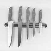 "Maestro" Набор ножей на магнитной планке (6 предметов: 5 ножей, магнитная планка) MR-1428